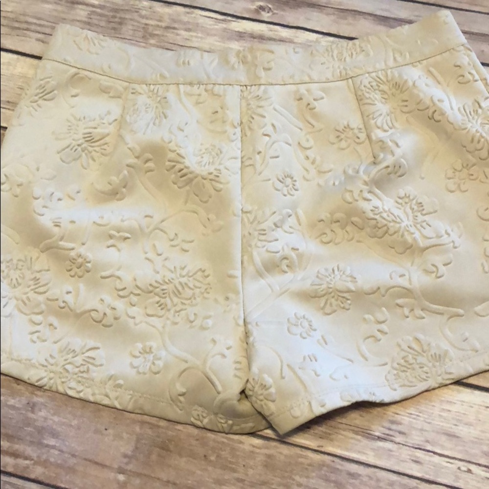 Embossed Khaki Shorts - Picture 2 of 5